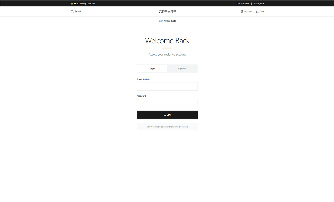 Crevre Business Website Design