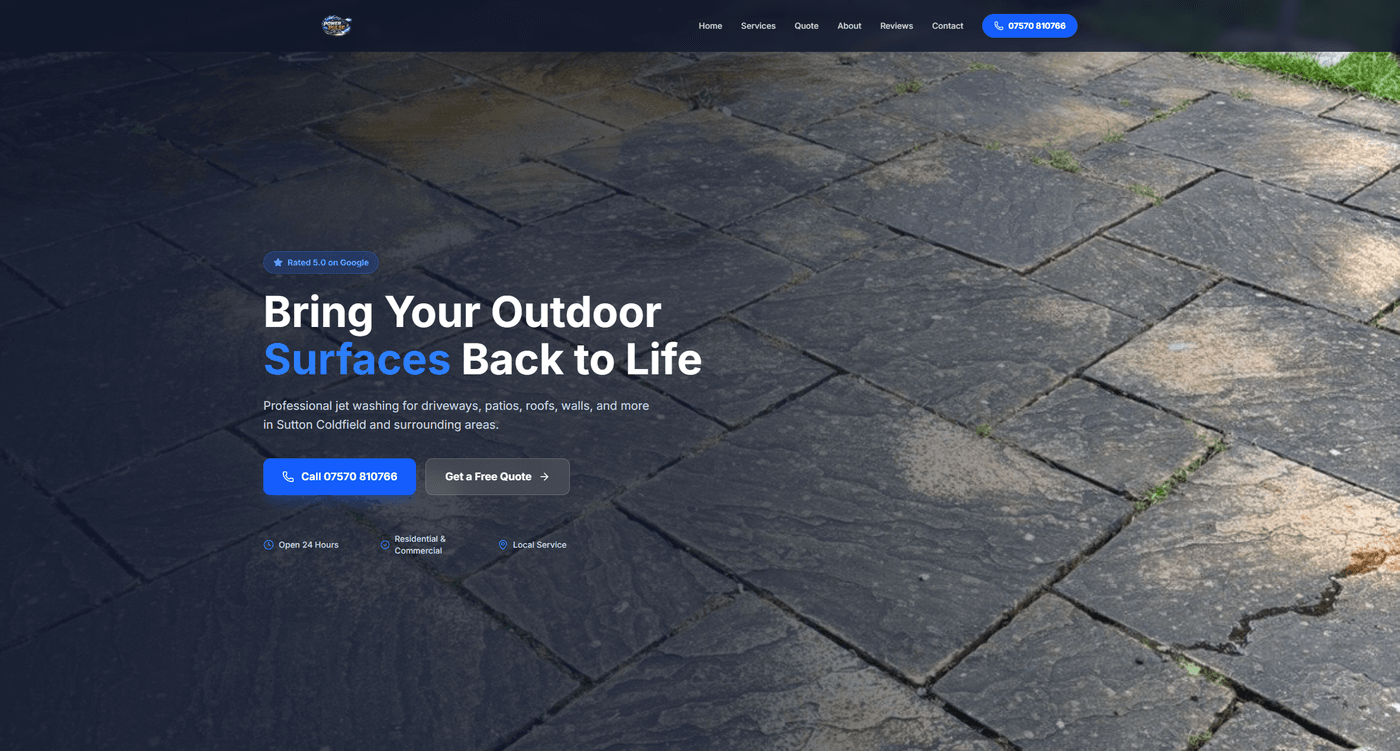 Power Pulse Solutions Local Service Website