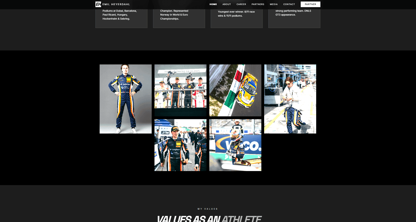 Emil Heyerdahl project screenshot 3: Showcasing the user interface and design